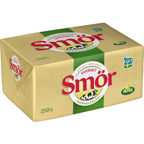 Smör Normalsaltat 82% 250g Svenskt smör