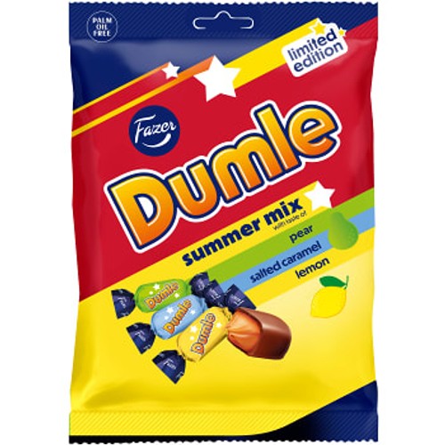 Chokladpåse Dumle Summer mix 180 Gram Fazer