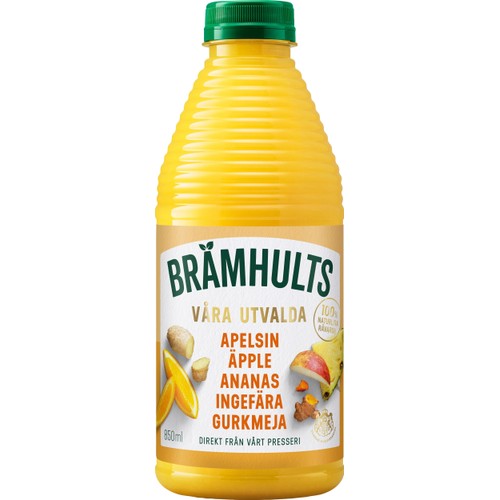 Juice Apelsin Ananas Ingefära Gurkmeja 850ml Brämhults