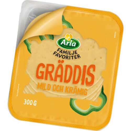 Familjefav Gräddis skivad ost 300 g Arla