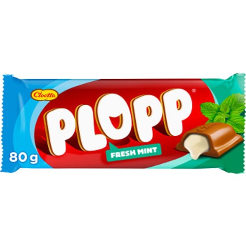 Plopp Fresh Mint 80g Cloetta