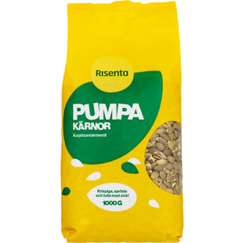 Pumpakärnor 1kg Risenta