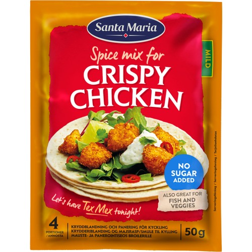 Crispy Chicken Spice Mix Mild 50g Santa Maria