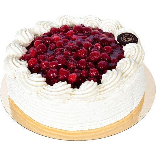 Hallon & Gräddtårta 12-14 Bit 1400g Dahls Bageri