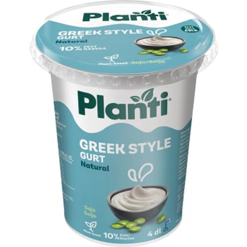 Greek Style Gurt Natural 18% 4dl Planti
