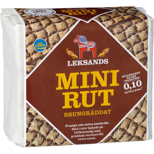 Mini rut Brungräddat 200g Leksands Knäckebröd