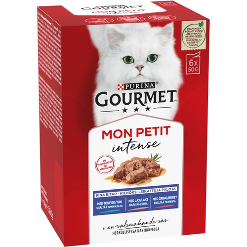 Kattmat Mon petit Fisk 6-p 300g Gourmet