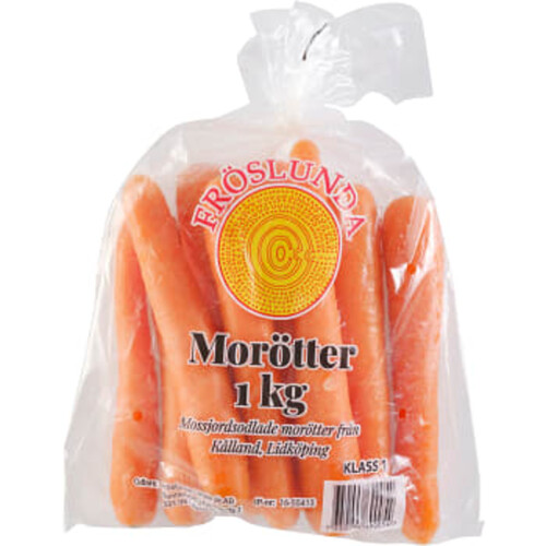 Morötter 1 kg Fröslunda Lantbruk AB