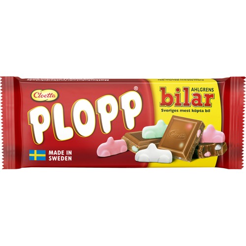 Plopp Ahlgrens Bilar 75g Cloetta
