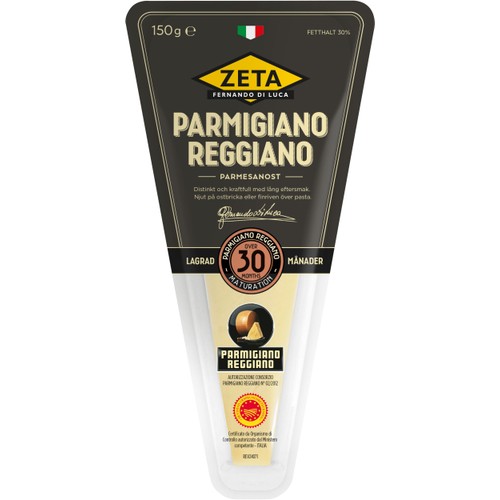 Parmesan Parmigiano Reggiano 30mån 150g Zeta