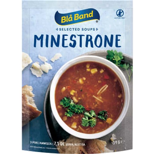 Minestronesoppa 3 portioner 7,5dl Blå Band