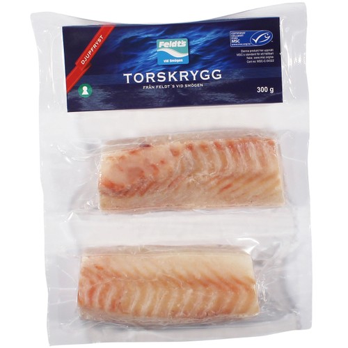 Torskrygg Msc Fryst 300g Feldt's