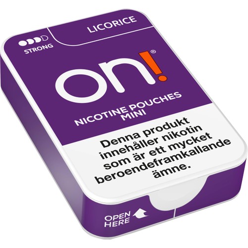 On! Licorice 6mg 6.4g