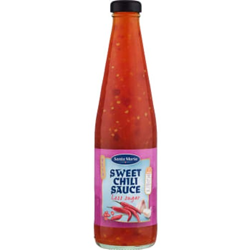Sweet Chili sås Asia Mindre socker 500ml Santa Maria