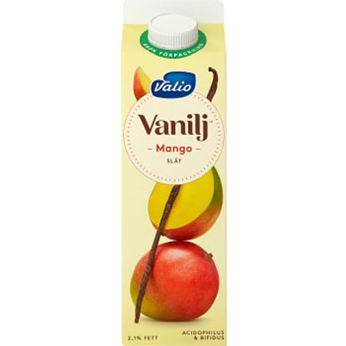 Vaniljyoghurt Mango Original 2,1% 1l Valio