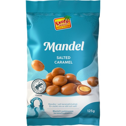 Mandel Salted Caramel 125g Exotic Snacks