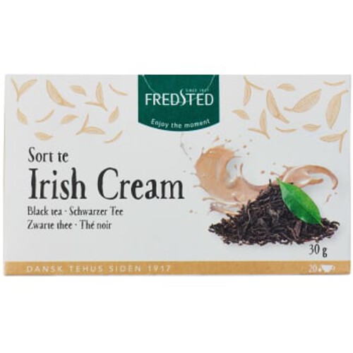 Te Irish Cream Svart Fredsted