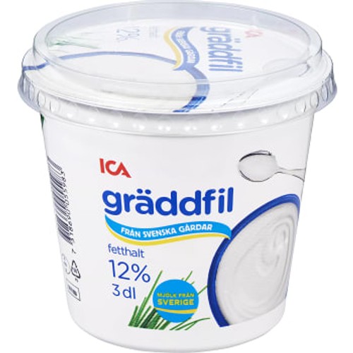 Gräddfil 12% 3dl ICA