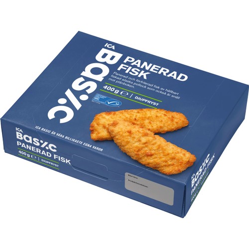 Alaska pollock panerad 400g ICA Basic