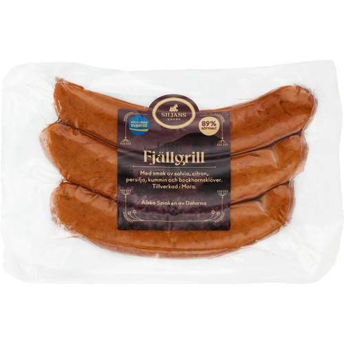 Grillkorv Fjällgrill 300g Siljans Chark