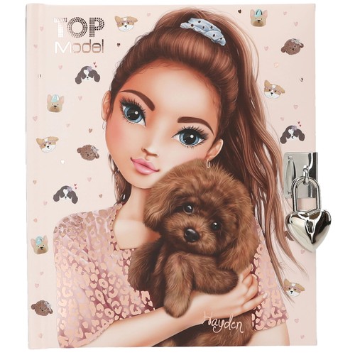 TOPModel Dagbok m. hjärtlås DOGGY