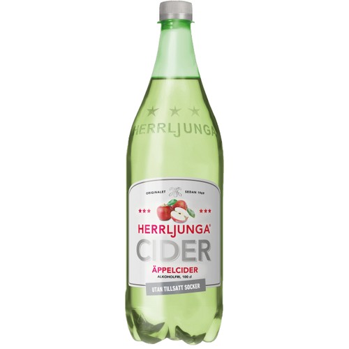Cider Äppelcider Sockerfri 0.5% 1l Herrljunga