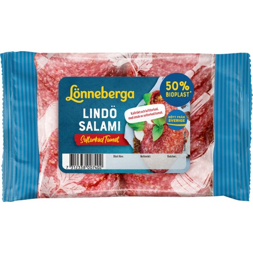Lindösalami Soltorkad Tomat 90g Lönneberga