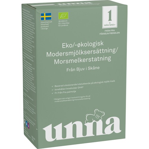 Modersmjölksersättning eko 0m 600g Unna