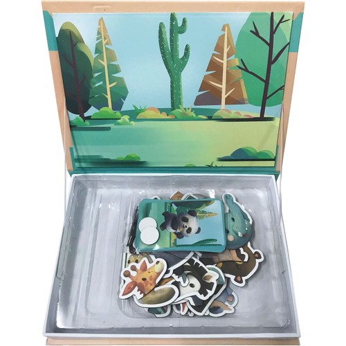 Magnetbok Djungle World