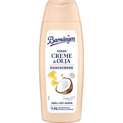 Duschkräm Kokosolja Kakao 250ml Barnängen