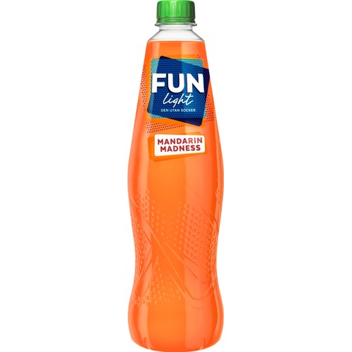 Lightdryck Mandarin Madness Sockerfri 1l Fun light