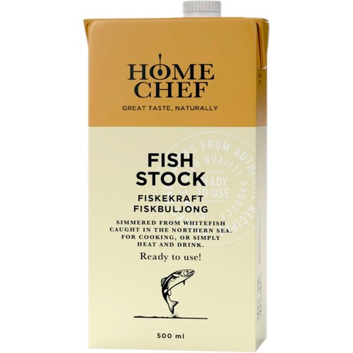 Fiskbuljong Home Chef 500ml Salsus