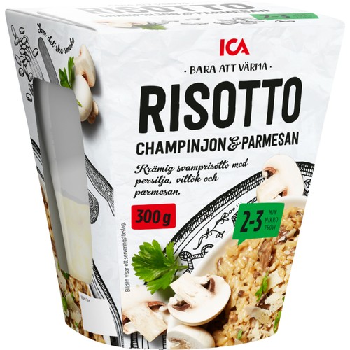 Färdigmat Risotto Champinjon & Parmesan 300g ICA
