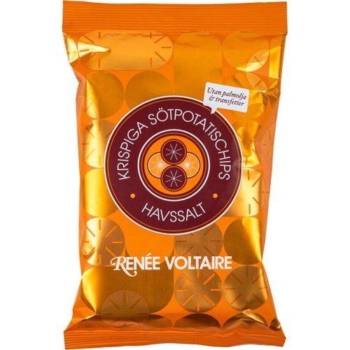 Sötpotatischips Havssalt 80g Renée Voltaire