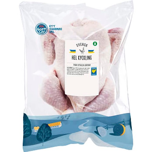 Kyckling Hel ca 1,1kg ICA Gott Liv