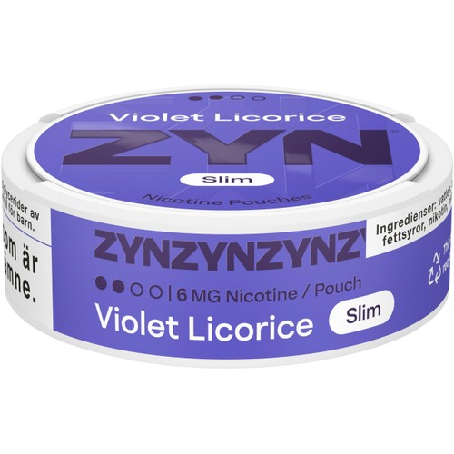 Violet Licorice Slim S2 14.3 Gram Zyn