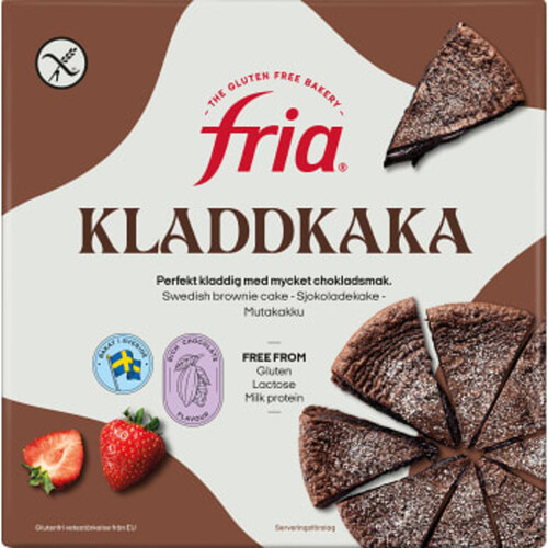 Kladdkaka Glutenfri Fryst 400g Fria