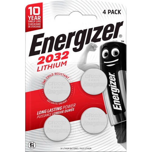 Knappcellsbatteri 2032 4-p Energizer