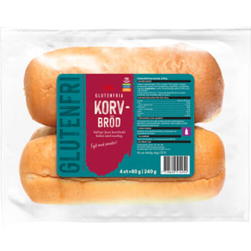 Korvbröd glutenfritt 240g ICA