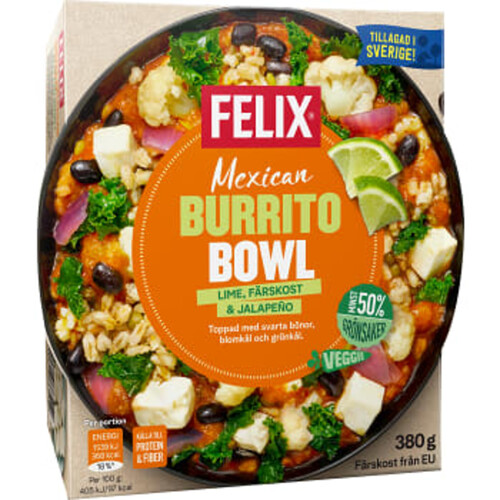 Mexican Burrito Bowl 380g Felix