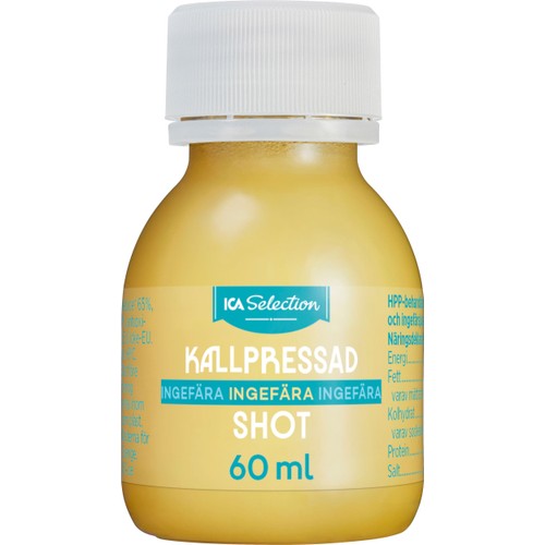 Shot Ingefära Kallpressad 60ml ICA Selection