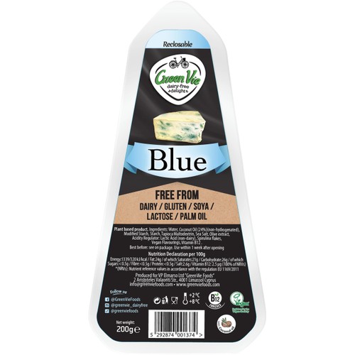 Blue cheese vegan Glutenfri Laktosfri 200g Green Vie