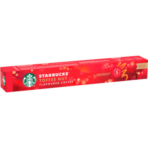 Kaffekapslar Starbucks Toffee Nut 10p Nespresso