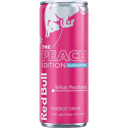 Energidryck Peach Edition Sockerfri 25cl Red Bull