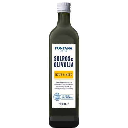 Solros & Olivolja 750ml Fontana