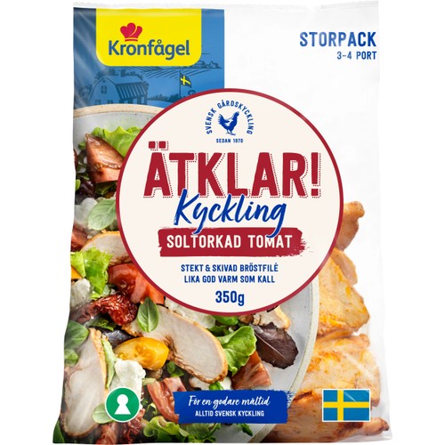 Kyckling Ätklar Skivad Soltorkad Tomat 350g Kronfågel