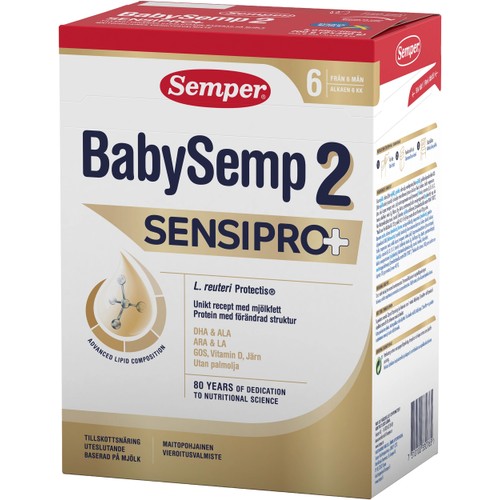 Tillskottsnäring BabySemp 2 SensiPro+ Från 6m 700g Semper