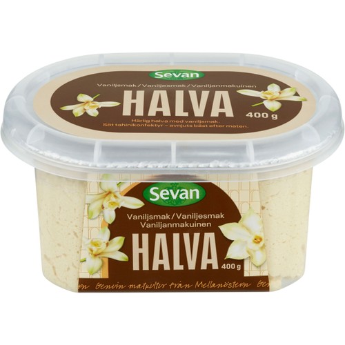 Halva Vaniljsmak 400g Sevan
