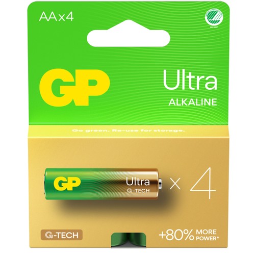 Batteri GP Ultra Alkaline AA/LR6 4-pack GP