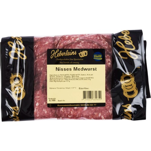 Nisses Medwurst 100g Heberleins